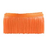 Neon színű vágott végű rojt 10 cm hosszú - ARANCIO